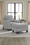 Adlai Chair and Ottoman