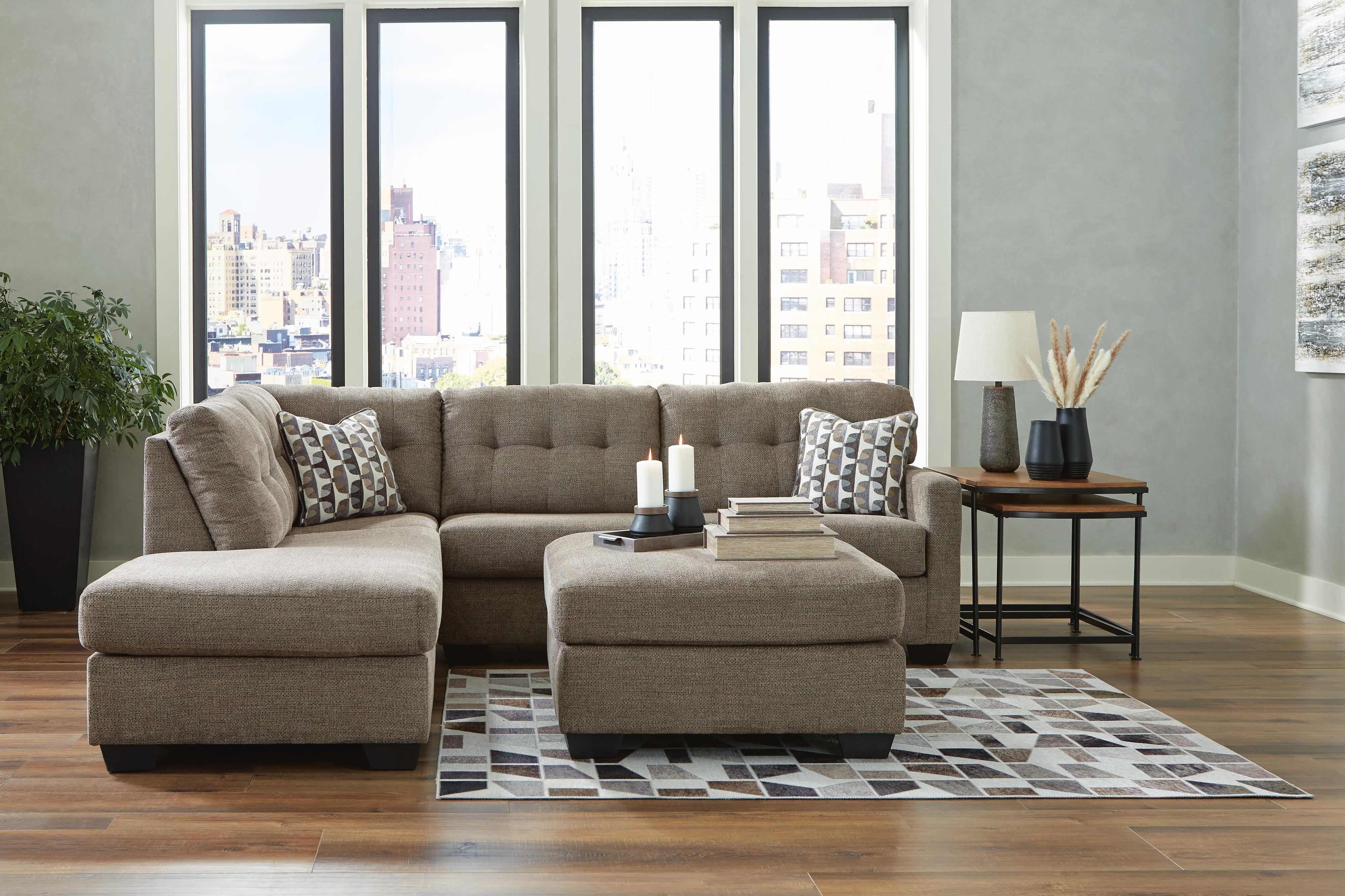 Mahoney 2-Piece Sectional with Ottoman