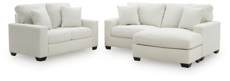Greenbriar Sofa Chaise and Loveseat