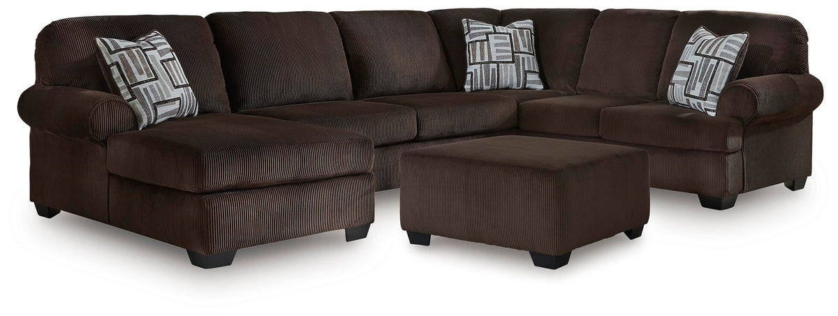 Kimlee 3-Piece Sectional and Ottoman