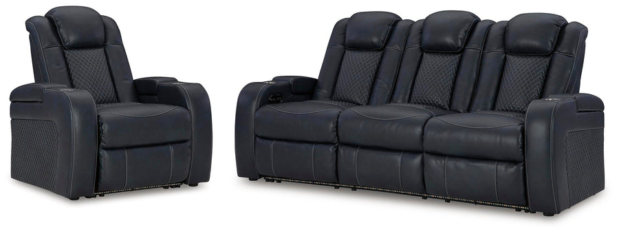 Fyne-Dyme Power Reclining Sofa and Power Recliner