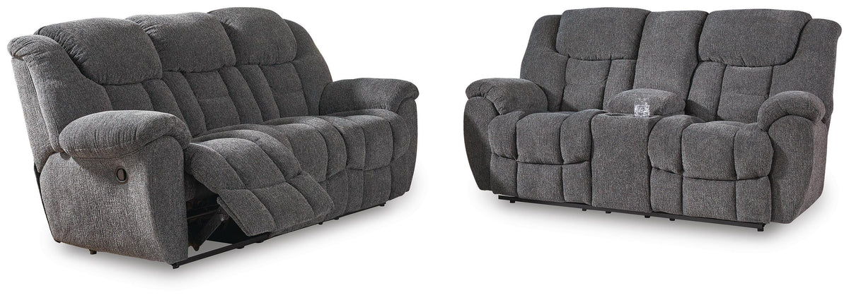 Foreside Reclining Sofa and Loveseat