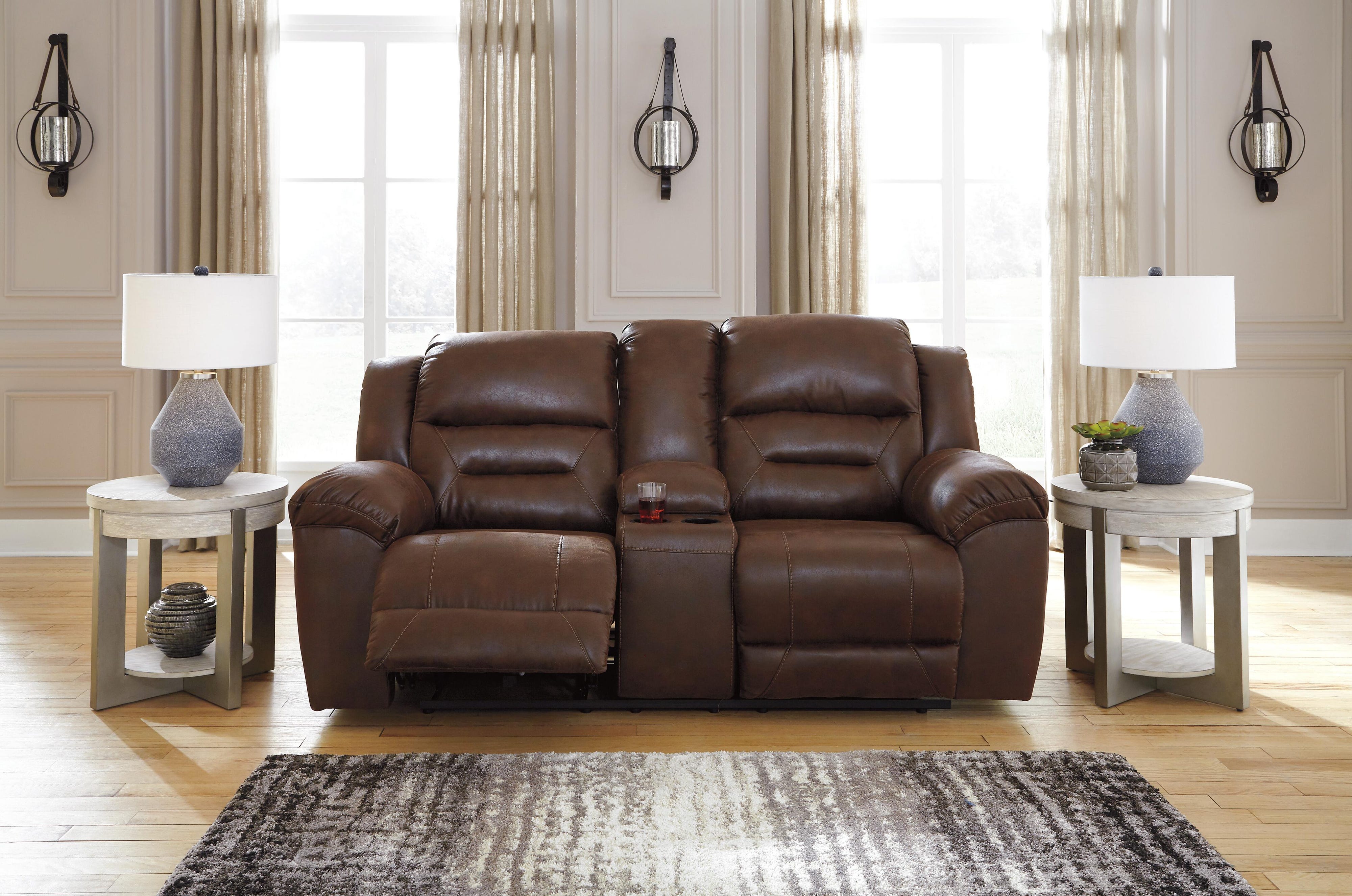 Stoneland Power Reclining Loveseat and 2 Power Recliners