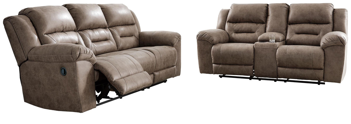 Bridgewater Reclining Sofa and Loveseat