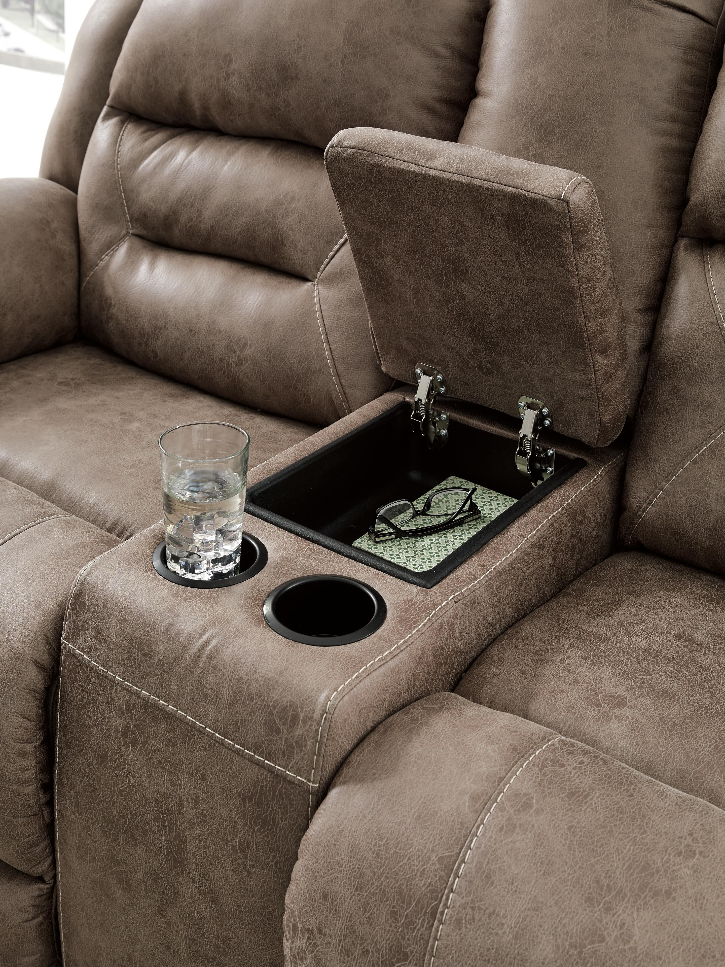 Bridgewater Reclining Loveseat with Console