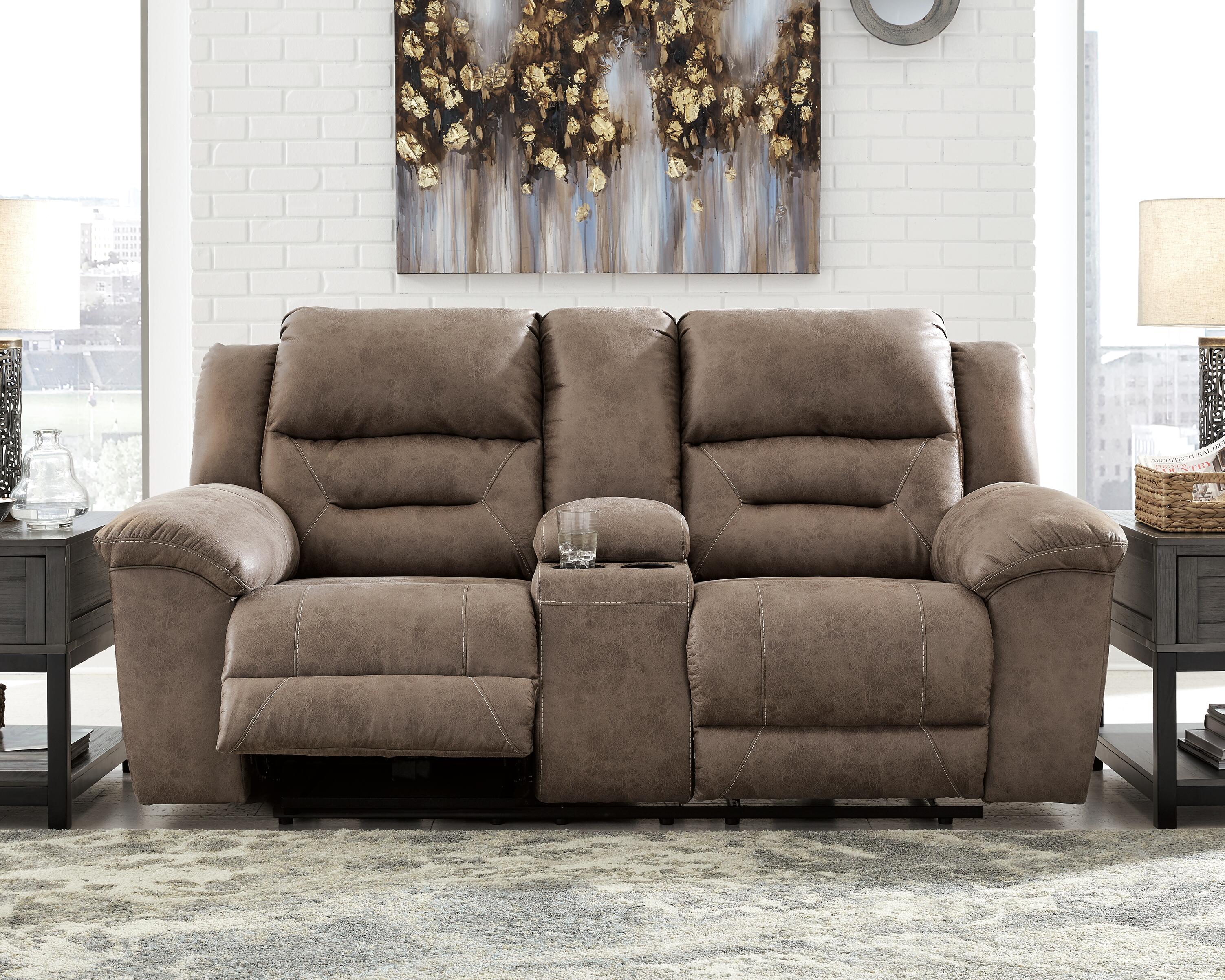 Stoneland Power Reclining Loveseat with Console