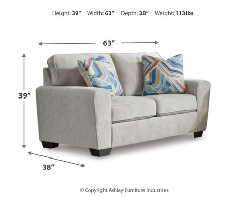 Cashton Sofa and Loveseat