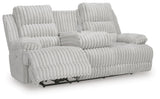 Rhines Falls Power Reclining Sofa with Drop Down Table