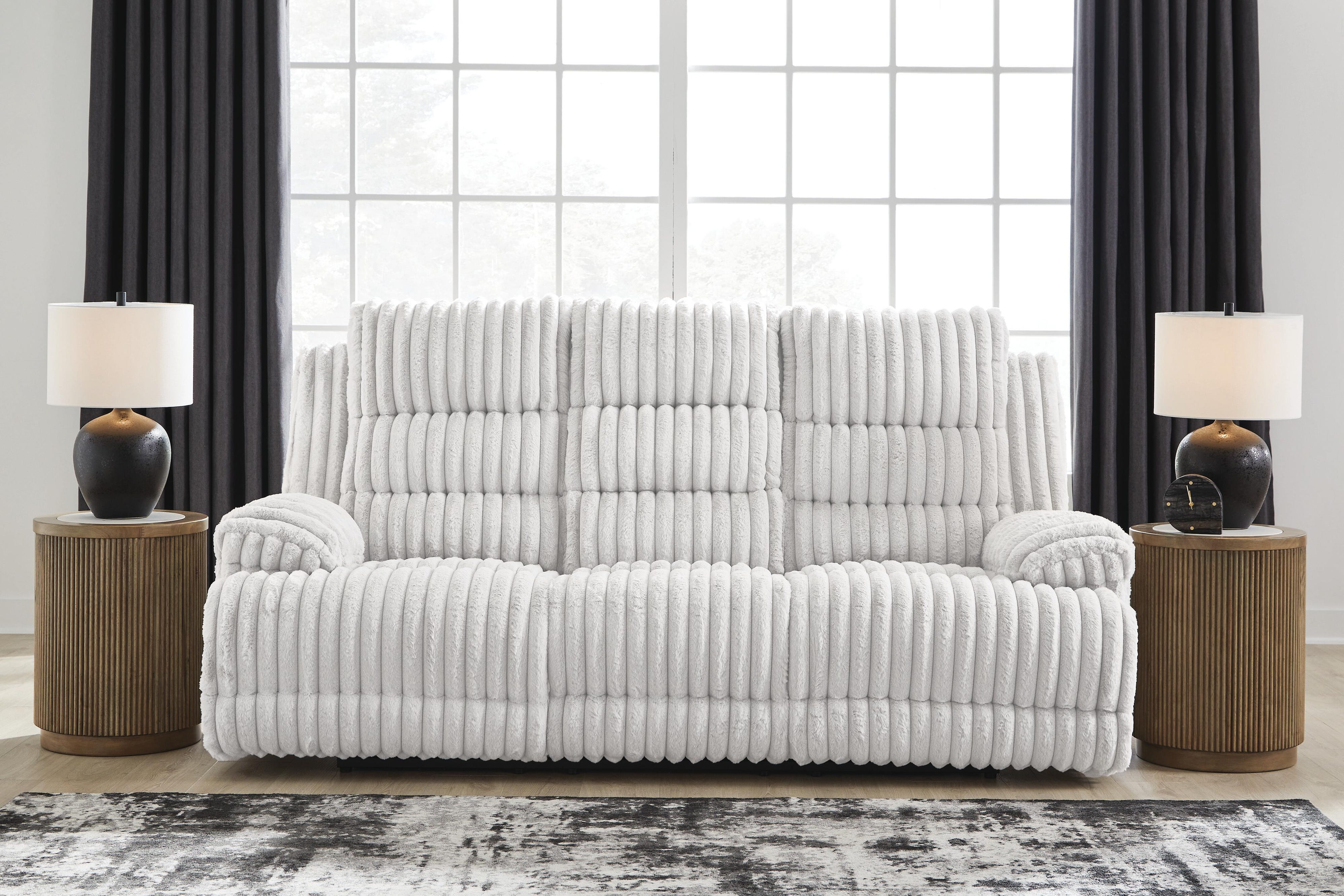 Rhines Falls Power Reclining Sofa with Drop Down Table