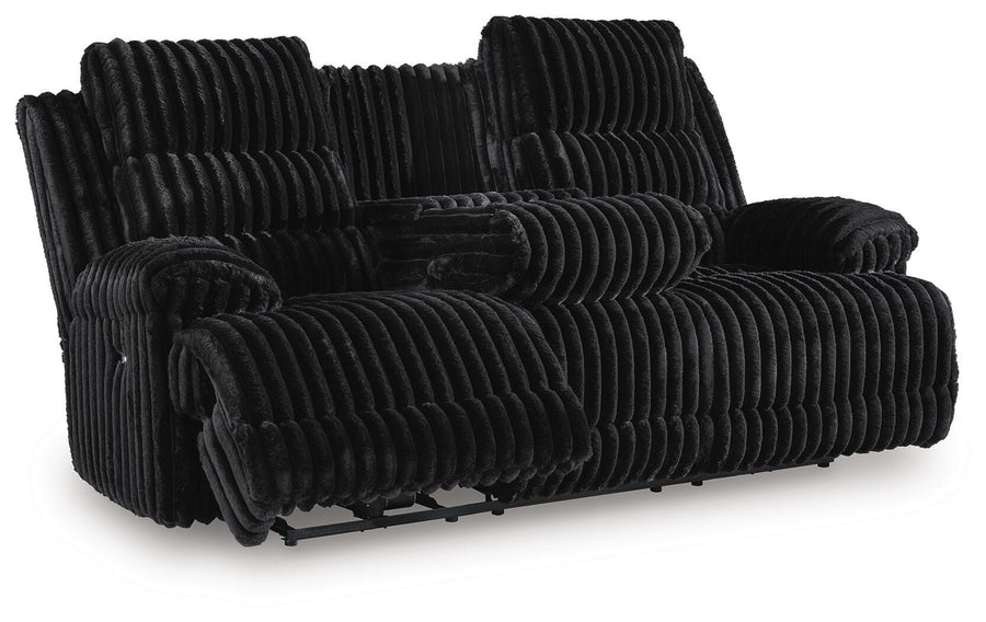 Rhines Falls Power Reclining Sofa with Drop Down Table