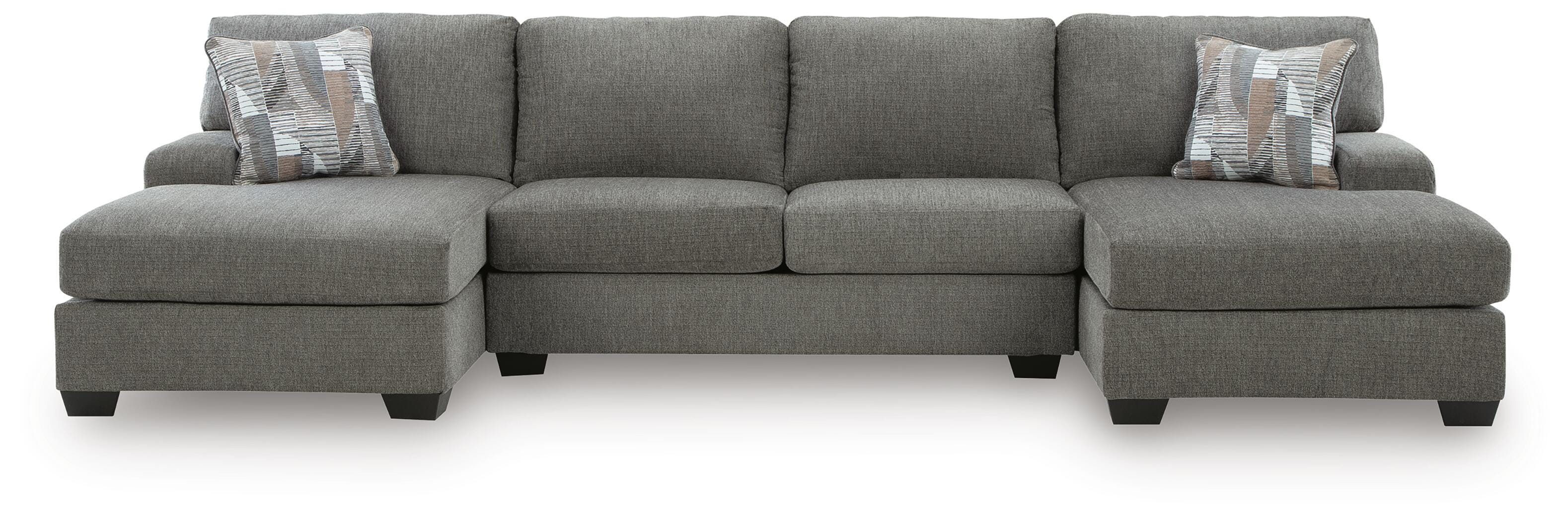 Brookhaven 3-Piece Sleeper Sectional with Double Chaise