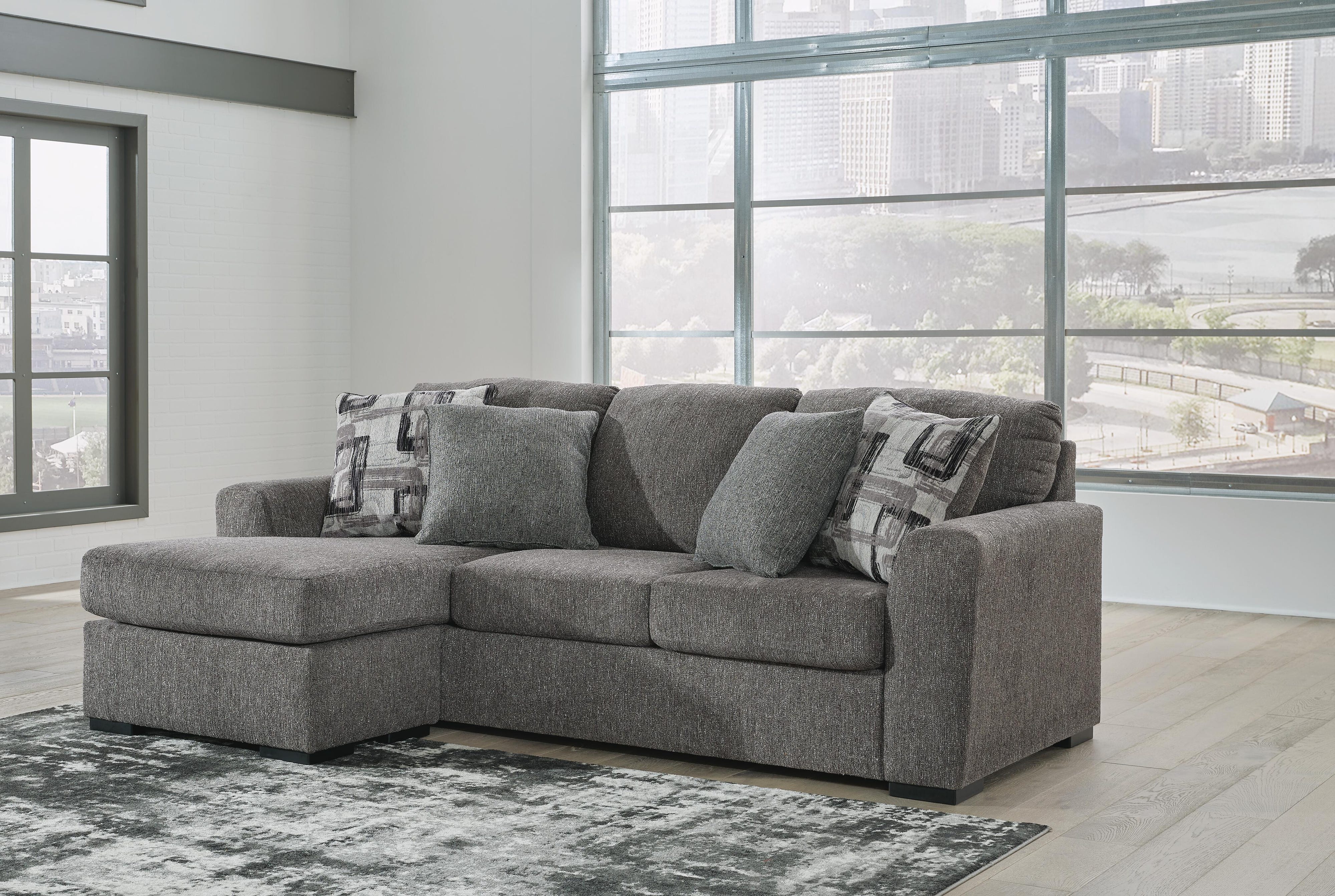 Norwood Sofa Chaise and Ottoman