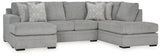 Oasis 2-Piece Sectional with Ottoman