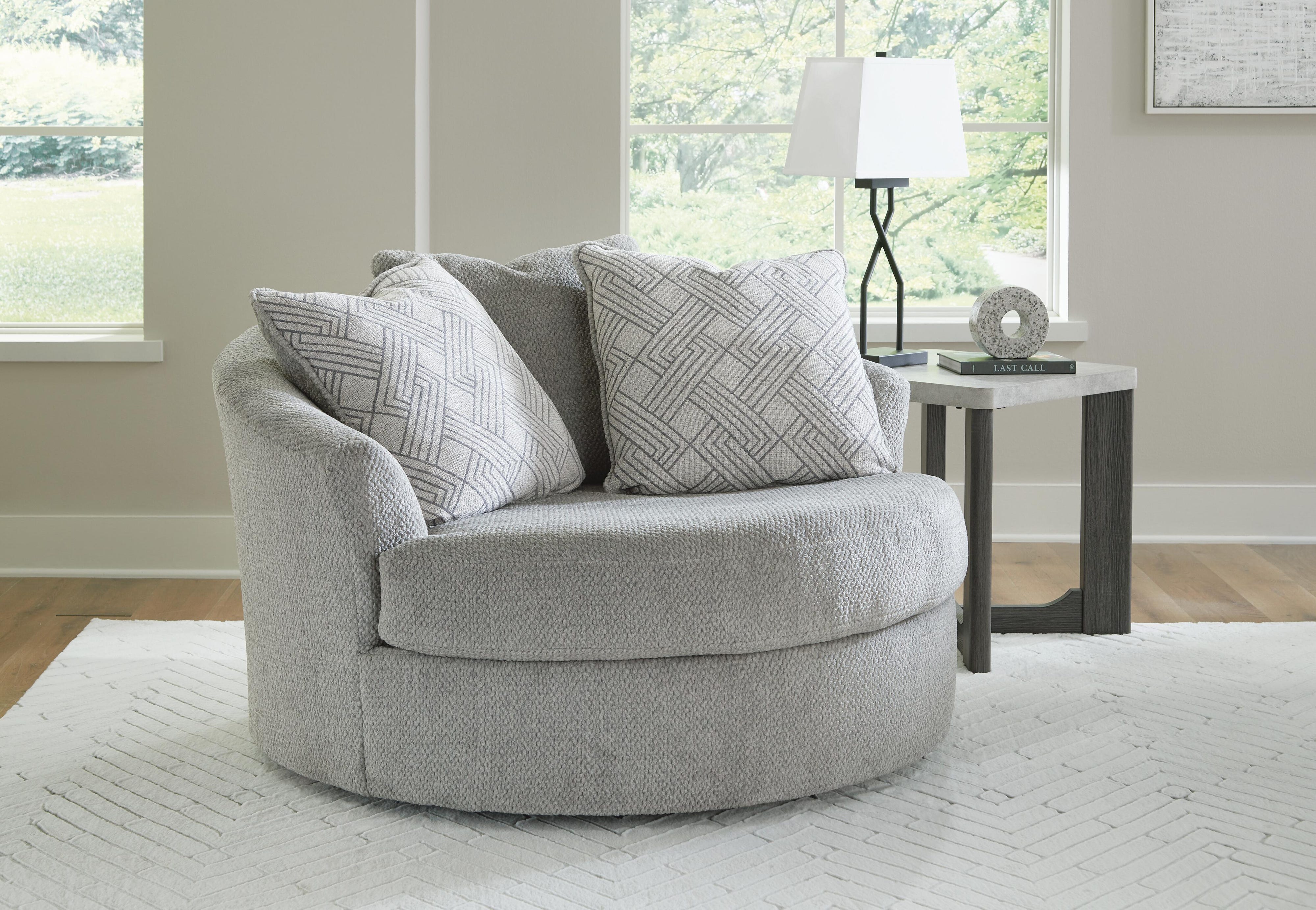 Oasis Oversized Swivel Accent Chair