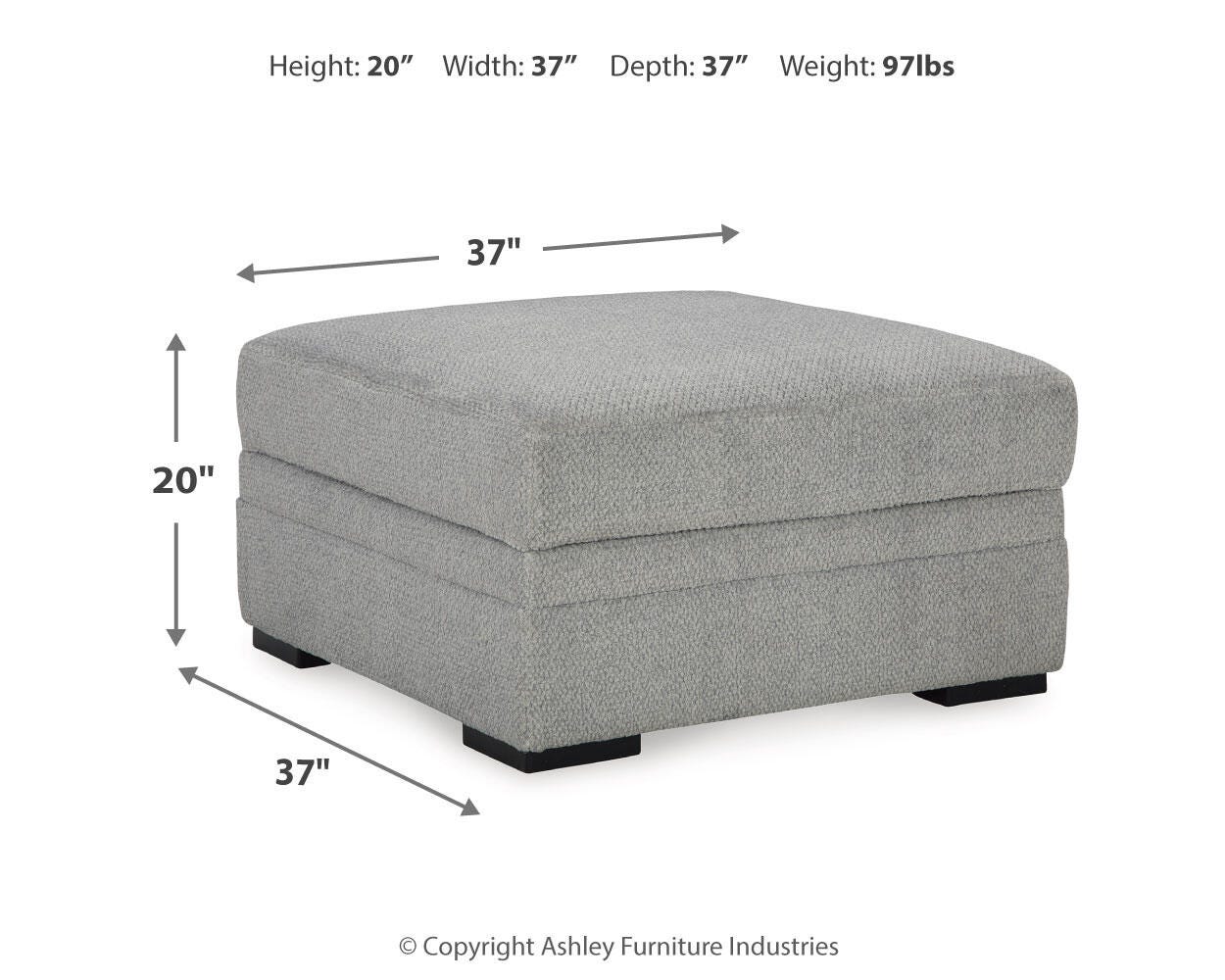 Oasis 2-Piece Sectional with Ottoman