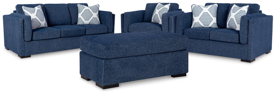 Evansley Sofa, Loveseat, Oversized Chair and Ottoman
