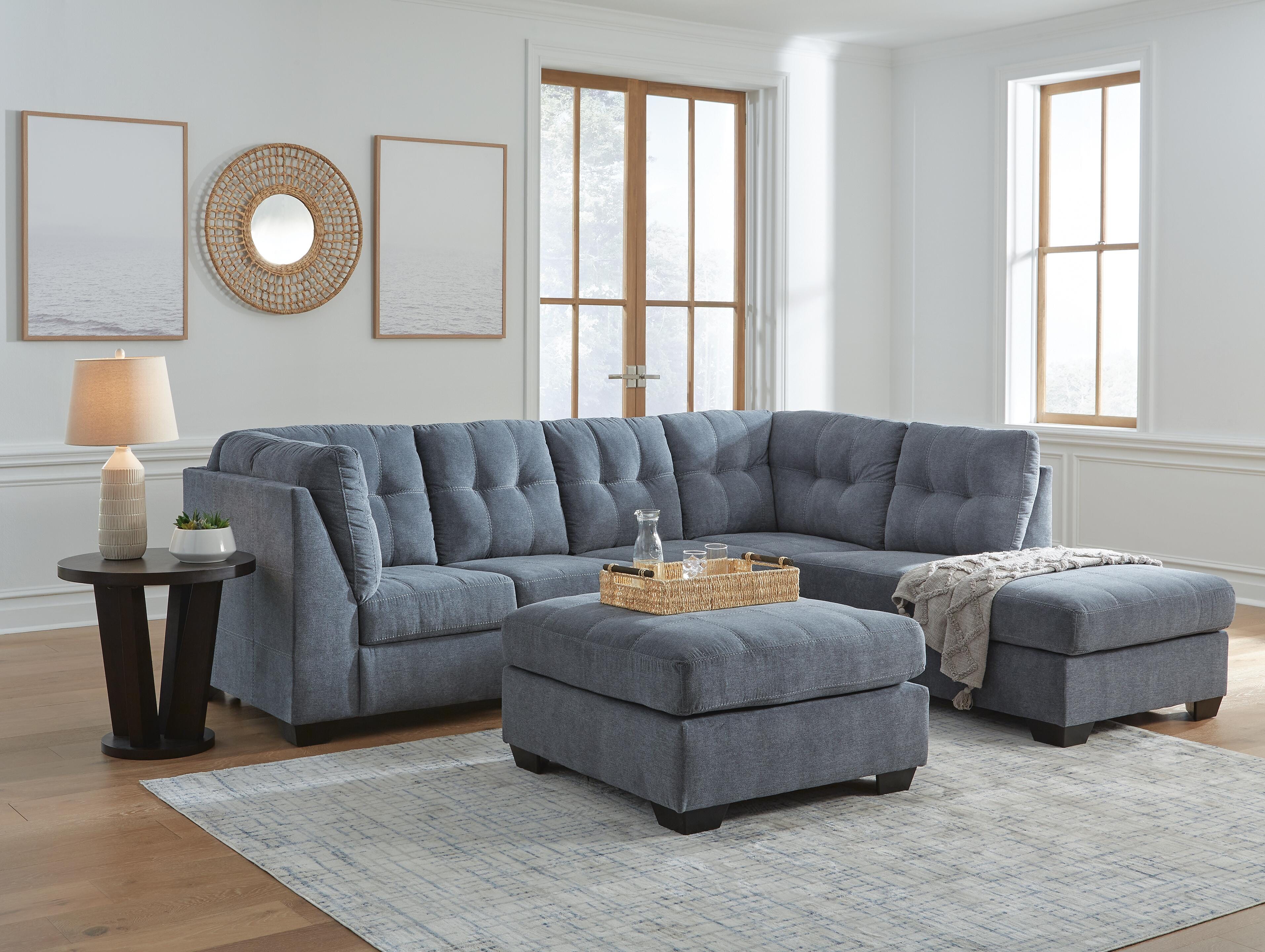 Marleton 2-Piece Sectional with Ottoman