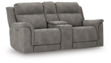 Havenridge Power Reclining Loveseat with Console