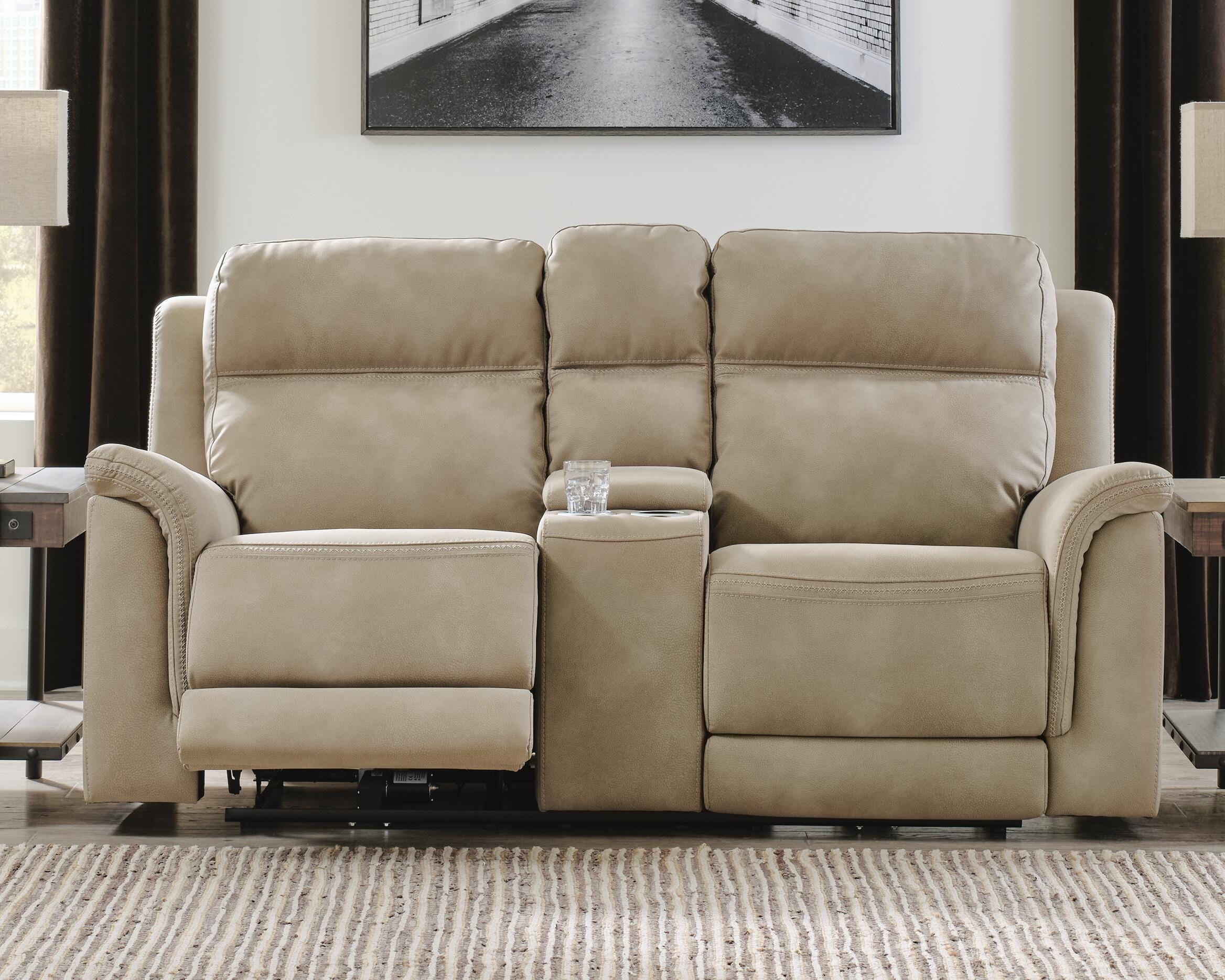 Next-Gen Durapella Power Reclining Loveseat and Power Recliner