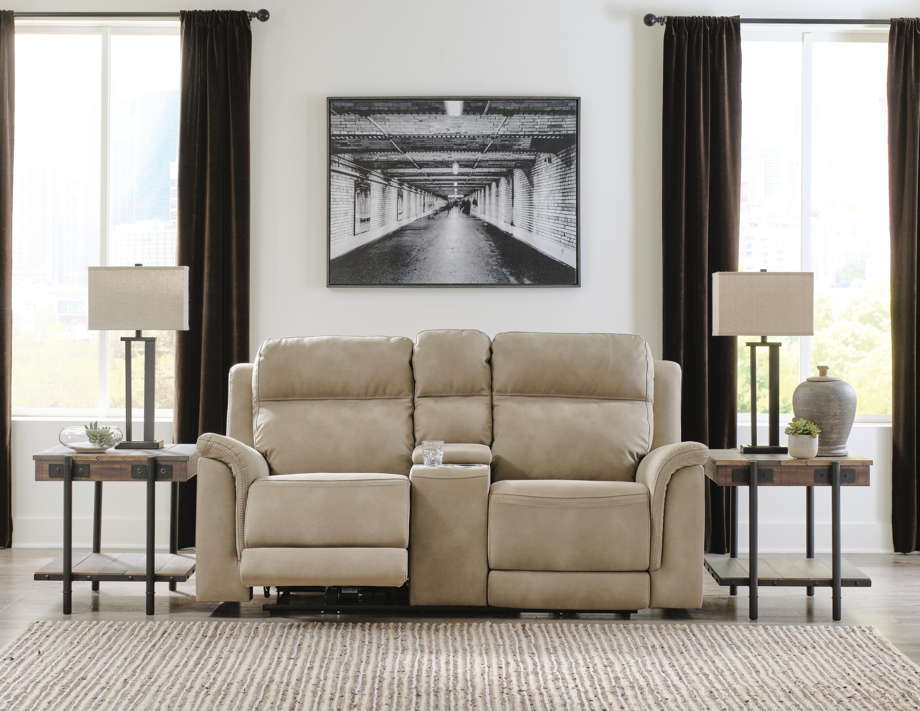 Next-Gen Durapella Power Reclining Loveseat and Power Recliner