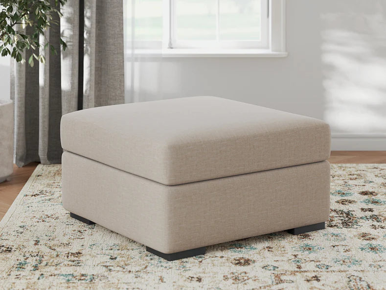 Rosewood Oversized Accent Ottoman