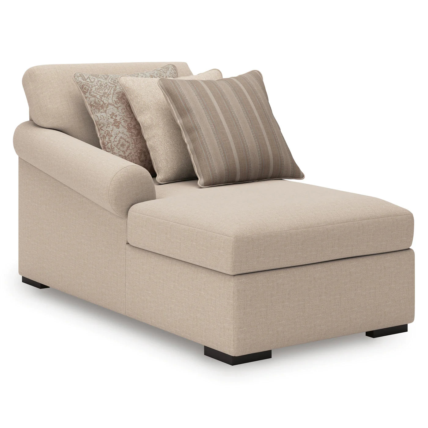 Rosewood 2 Piece Sofa Chaise