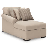 Rosewood 2 Piece Sofa Chaise