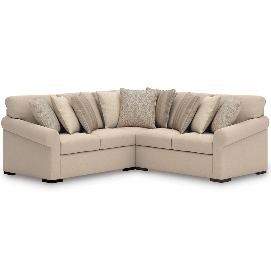 Rosewood L Shaped Sectional