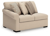 Rosewood L Shaped Sectional