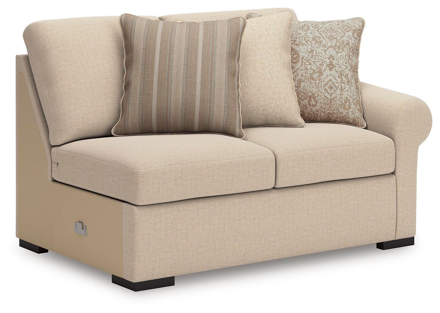 Rosewood L Shaped Sectional