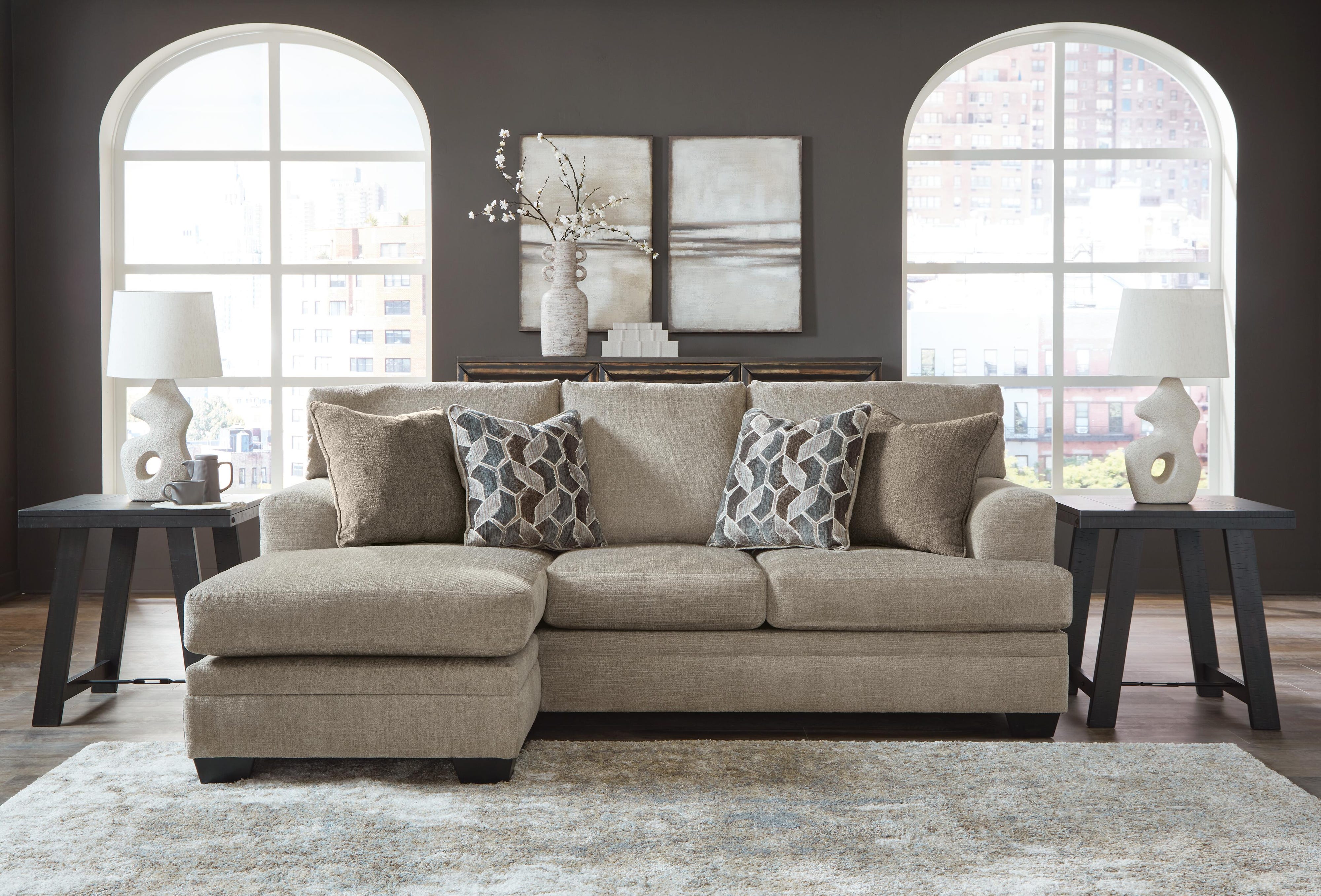 Stonemeade Sofa Chaise and Oversized Chair