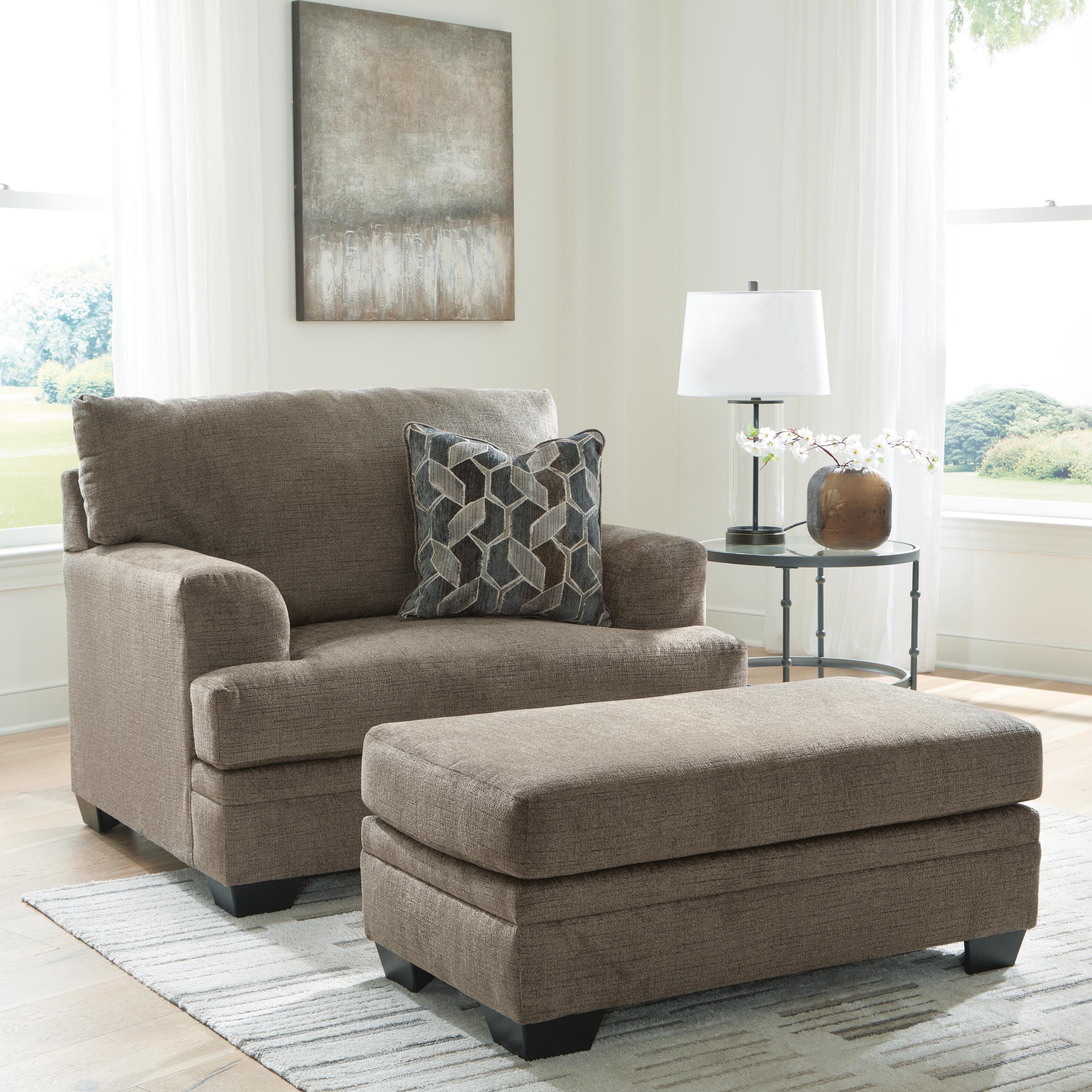 Birchwell Sofa, Loveseat, Oversized Chair and Ottoman
