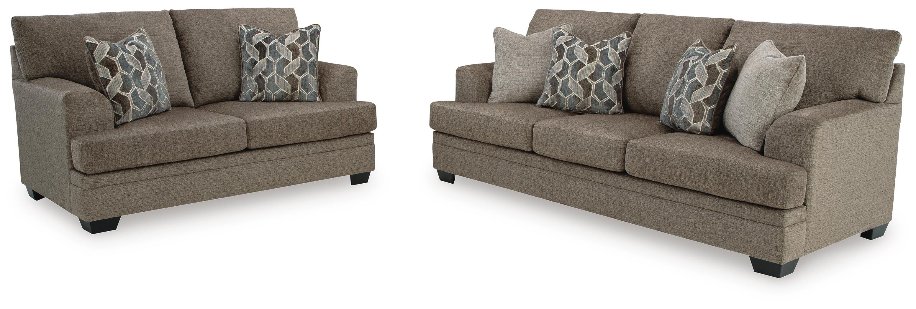 Birchwell Sofa, Loveseat, Oversized Chair and Ottoman