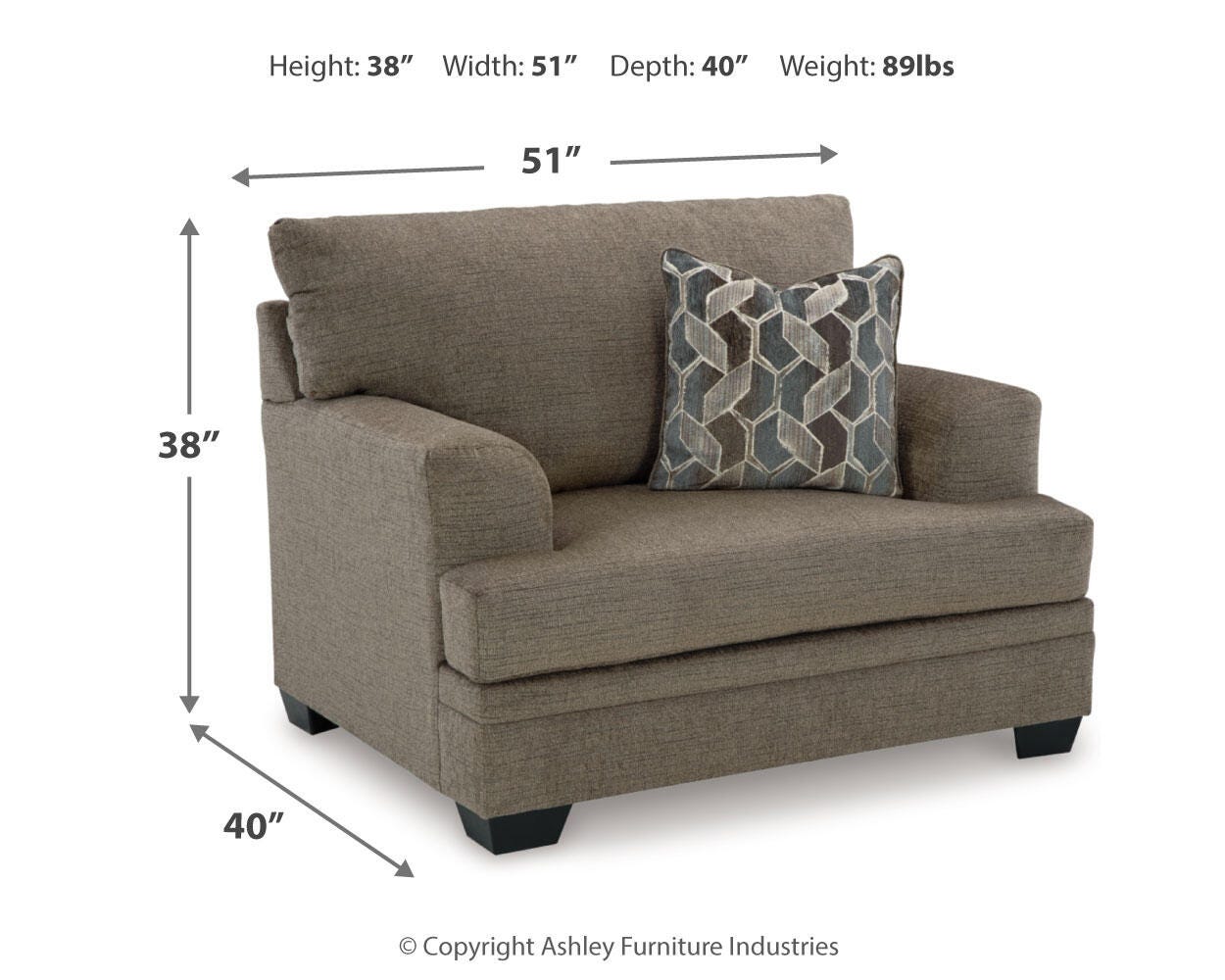 Birchwell Oversized Chair and Ottoman