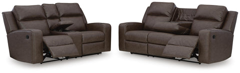 Lavenhorne Manual Reclining Sofa and Loveseat