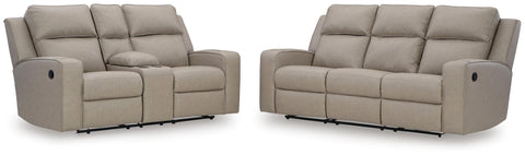 Lavenhorne Manual Reclining Sofa and Loveseat