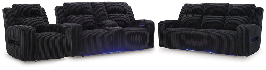 Carvara Sofa, Loveseat and Recliner