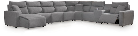 Westbridge 8-Piece Power Reclining Sectional with Console