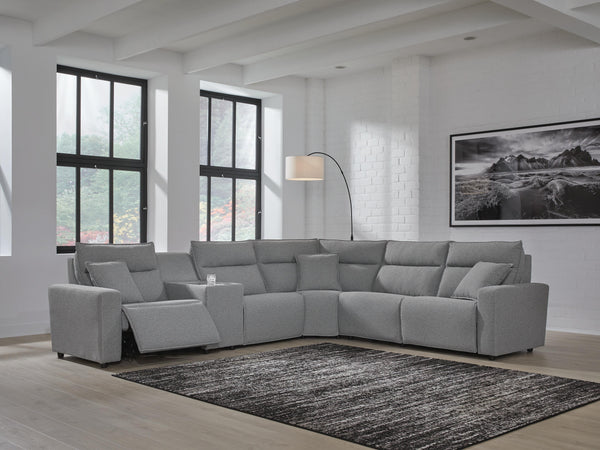 Westbridge 6-Piece Power Reclining Sectional with Console