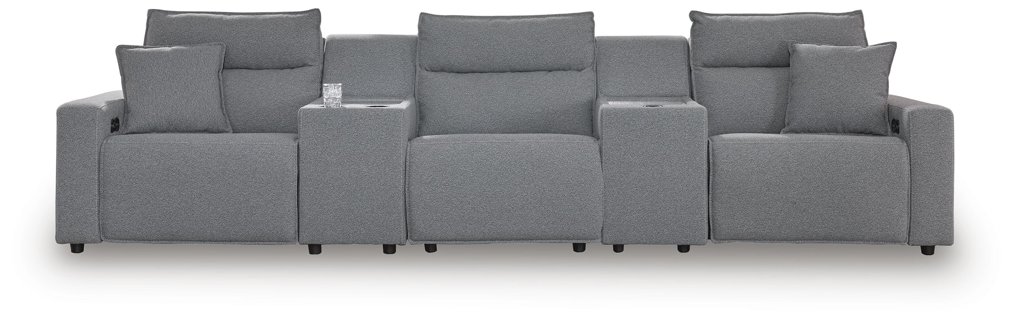 Modmax II 5-Piece Power Reclining Sectional with Consoles