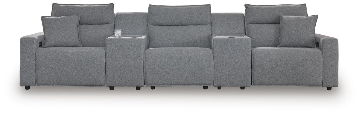 Westbridge 5-Piece Reclining Sectional with Consoles