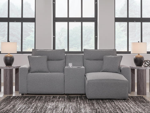 Westbridge 3-Piece Power Reclining Sectional with Chaise and Console