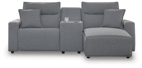 Westbridge 3-Piece Power Reclining Sectional with Chaise and Console