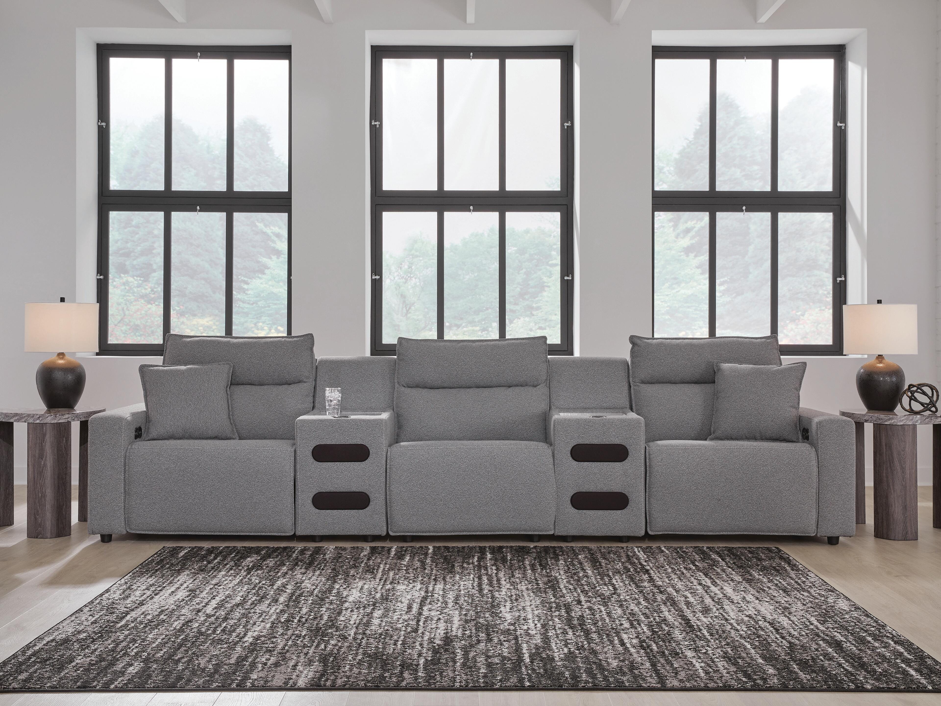 Modmax II 5-Piece Power Reclining Sectional with Audio Consoles