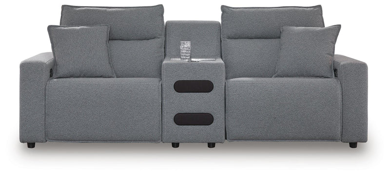 Westbridge 3-Piece Power Reclining Sectional with Audio Console