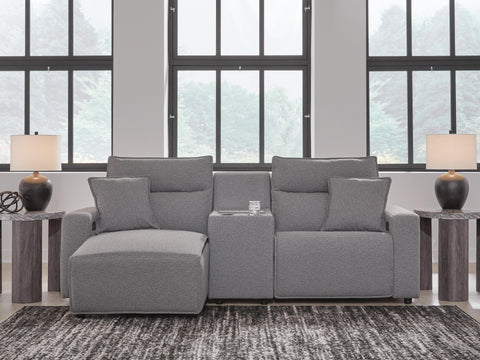 Westbridge 3-Piece Power Reclining Sectional with Chaise and Console