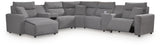 Modmax II 7-Piece Power Reclining Sectional with Chaise and Audio Console