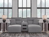 Modmax II 3-Piece Power Reclining Sectional with Chaise and Audio Console