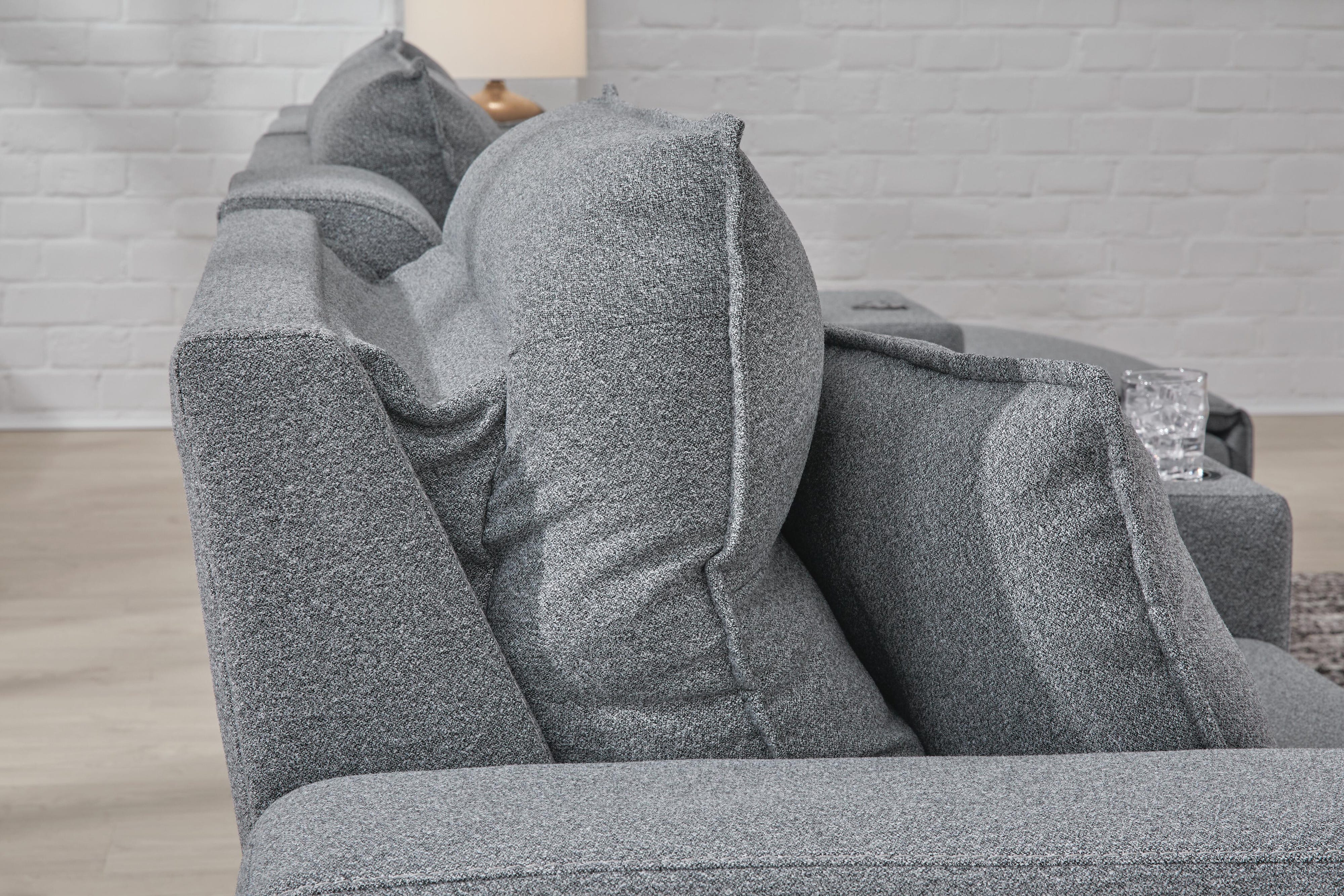 Modmax II 3-Piece Power Reclining Sectional with Chaise and Audio Console
