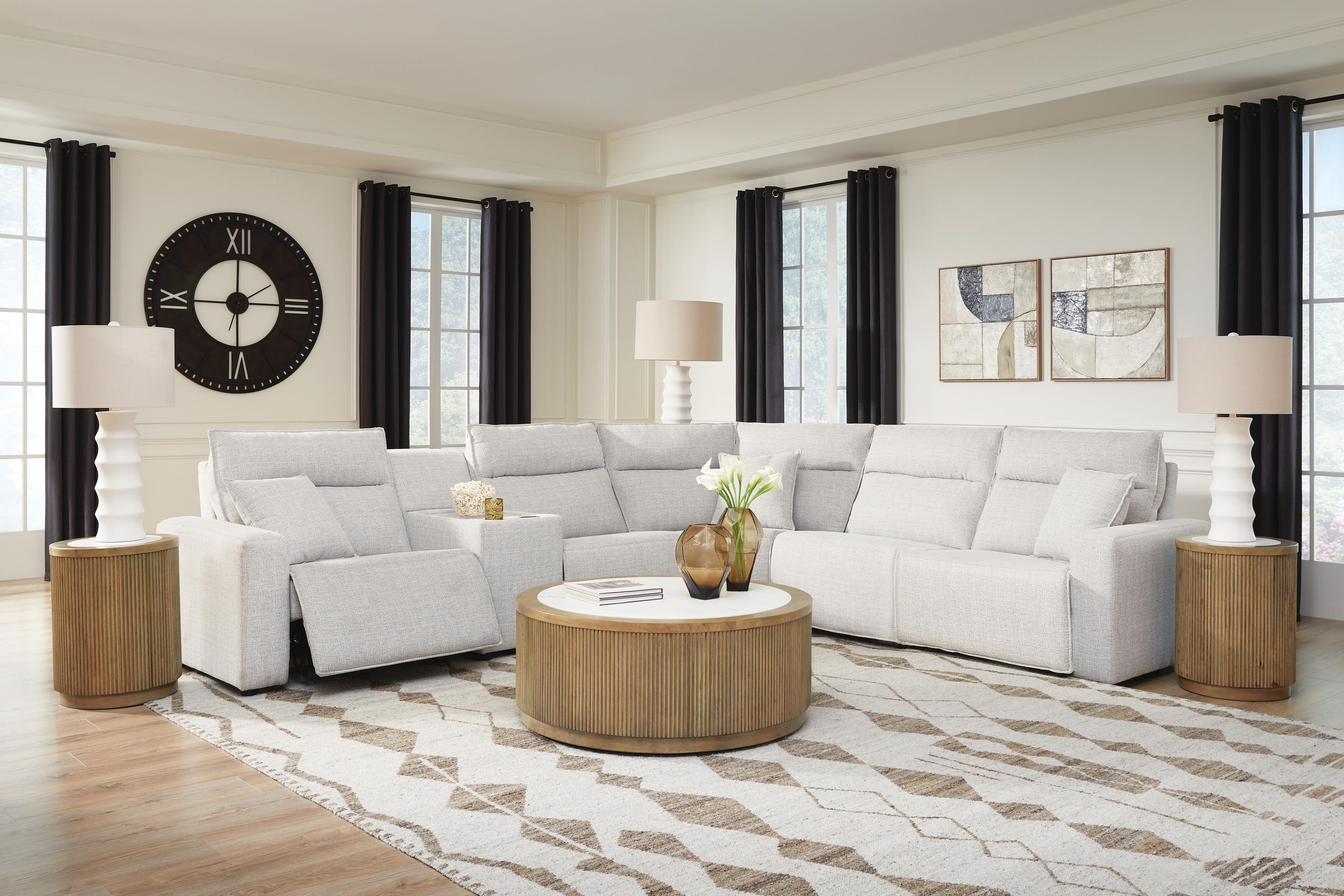 Modmax II 6-Piece Power Reclining Sectional with Console